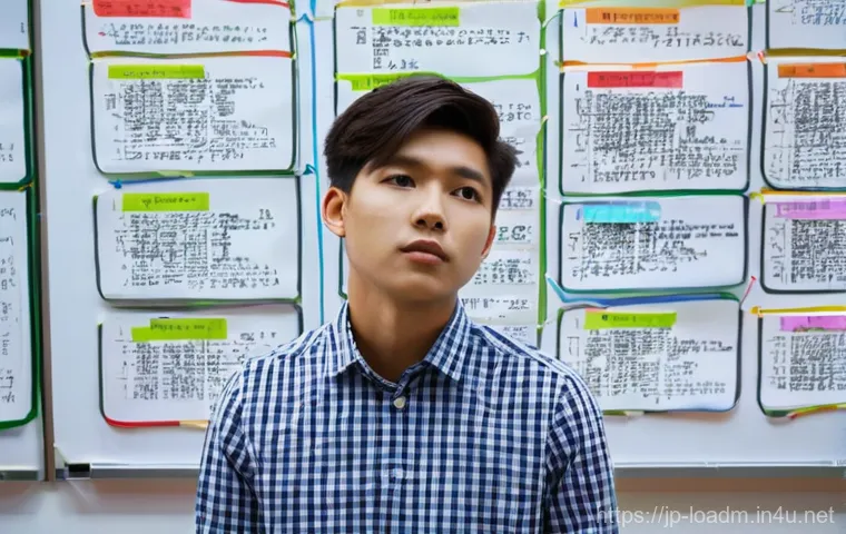 지방행정사 실기시험 준비 팁 - **Prompt:** A young Japanese student, in their early twenties, deeply focused at a modern study desk...
