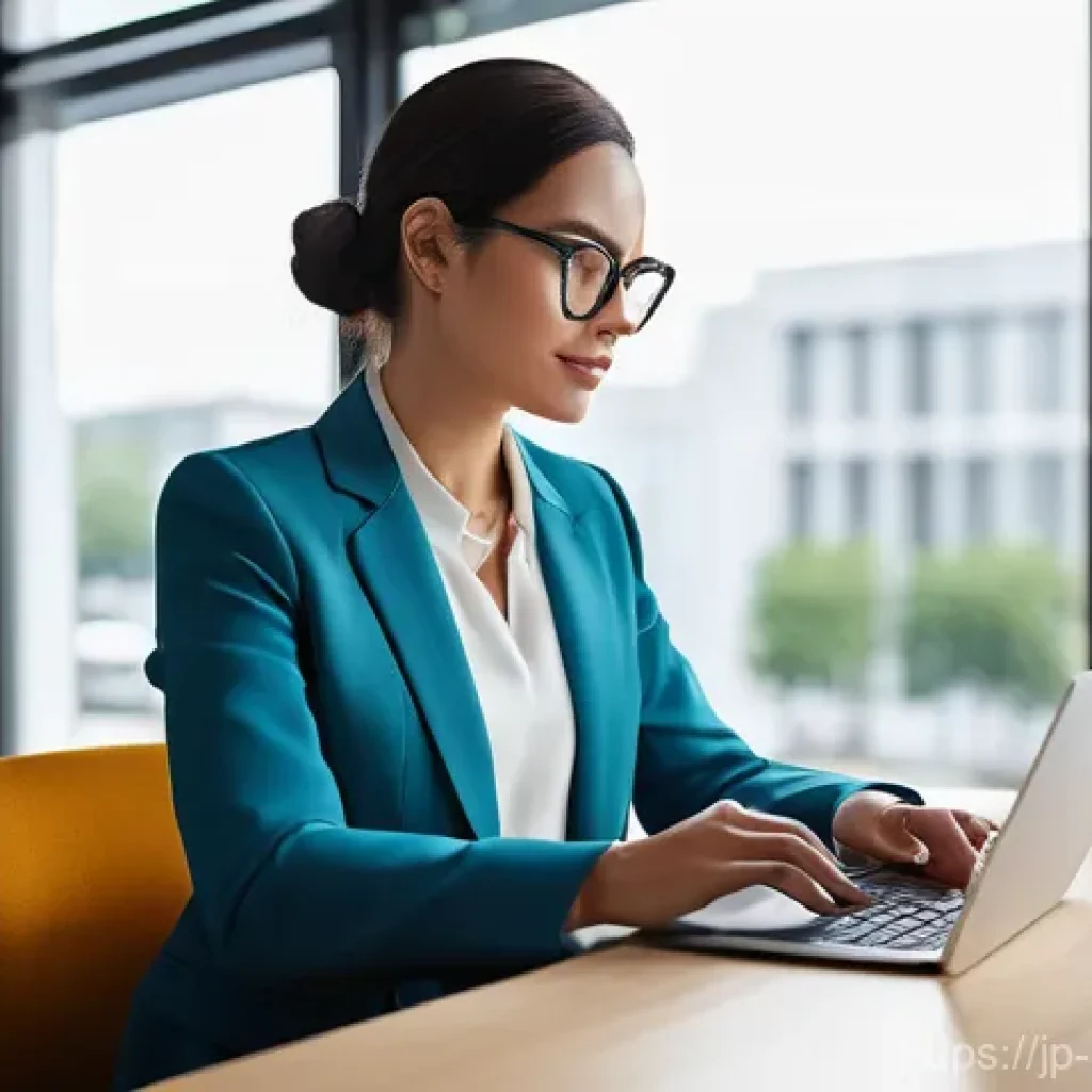 지방행정사 직업 전망 및 분석 - **Prompt for Digital Transformation in Administrative Scrivener Work:**
"A confident female admi...