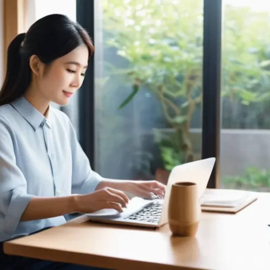 지방행정사와 관련된 취업 정보 - **Prompt 1: A Flexible Professional's Day**
    An image depicting a Japanese female administrative ...