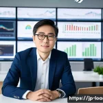 지방행정사와 관련된 최신 뉴스 - A professional Japanese local government officer wearing business casual attire and eyeglasses, work...